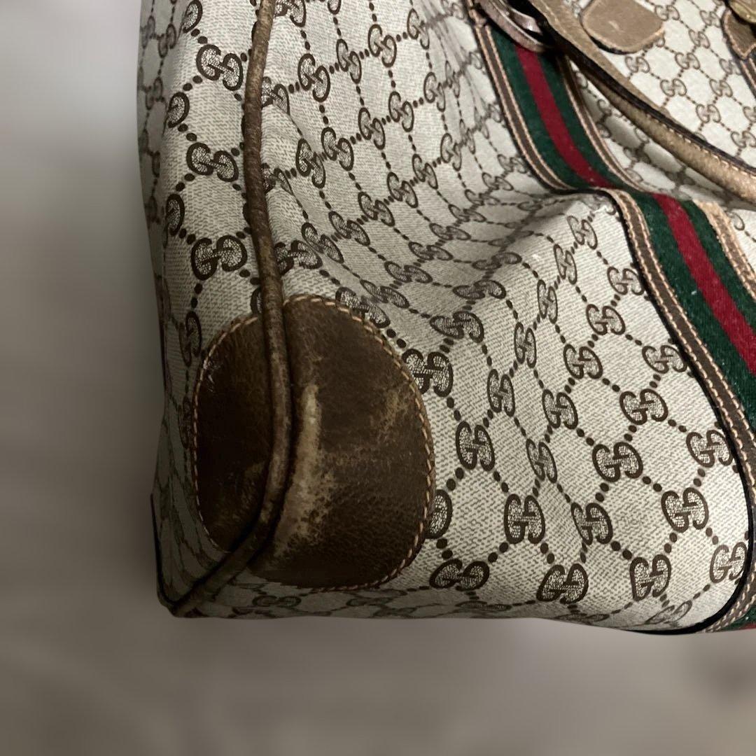 オールドグッチ、ボストンバッグ