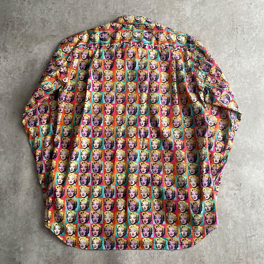 24SS コム デ ギャルソン シャツ アンディ ウォーホル フランス製 XL