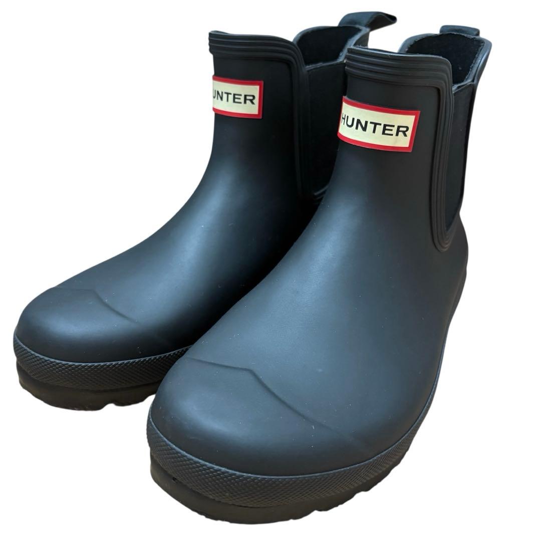 どらさん専用　HUNTER ハンター　ショートブーツ　黒　EU38 ／24cm