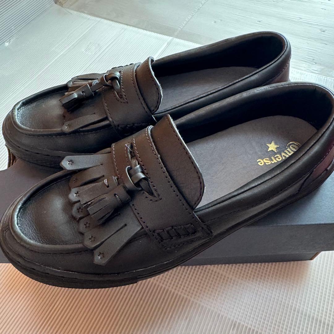 靴 CONVERSE ALL STAR COUPE LOAFER BLACK