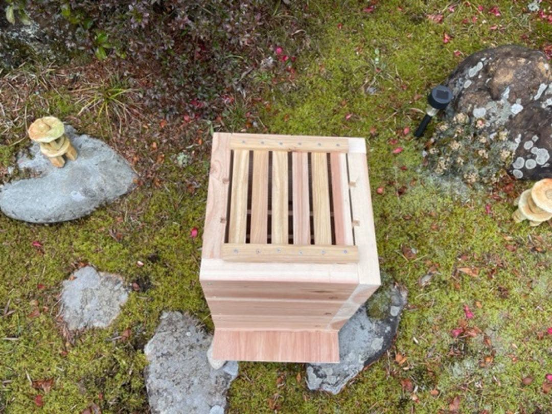 日本みつばち用 飼育箱 重箱式巣箱 待ち箱 3段 セット