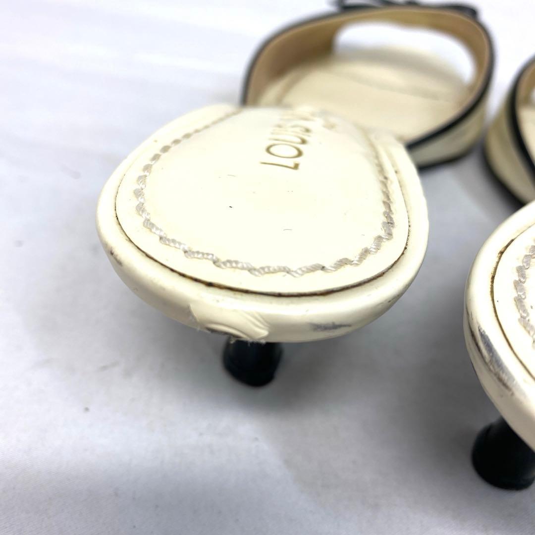 ルイヴィトン　エクリュ　リボン　ミュール　サイズ表記「38」24センチ