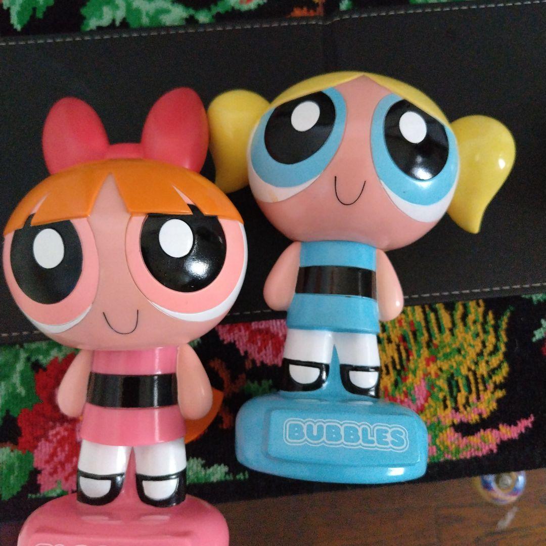 レア ★パワーパフガールズ 貯金箱 3体セット フィギュア