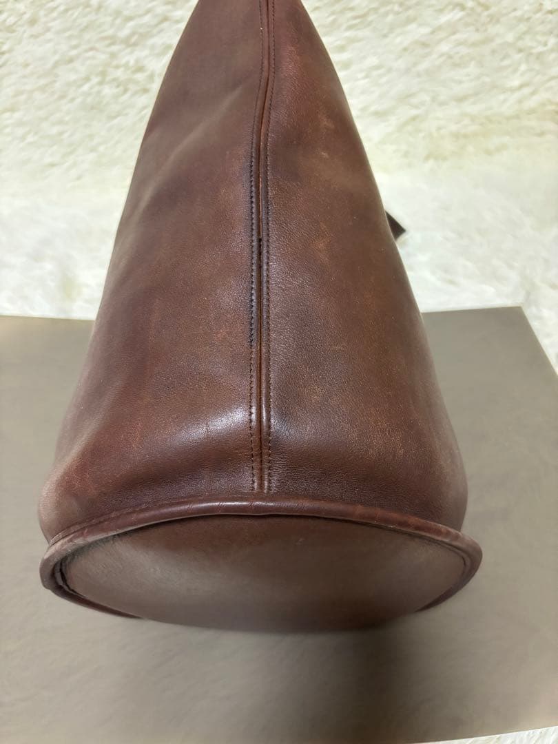 vintageオールドコーチ ショルダーバッグ バケツ型 茶　ダークブラウン