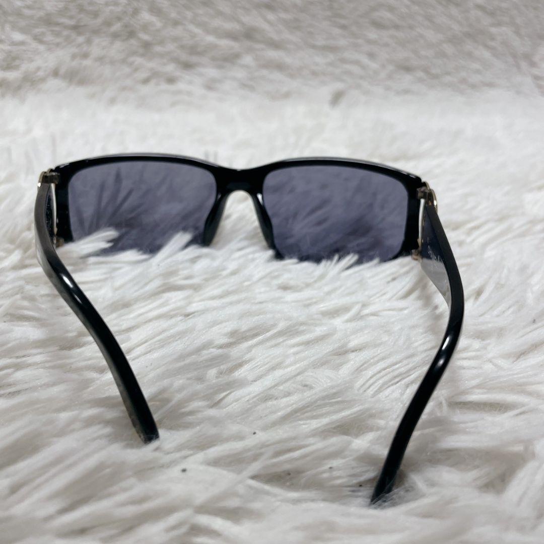 CHANEL ブラック サングラス ココマーク レディース ゴールド金具