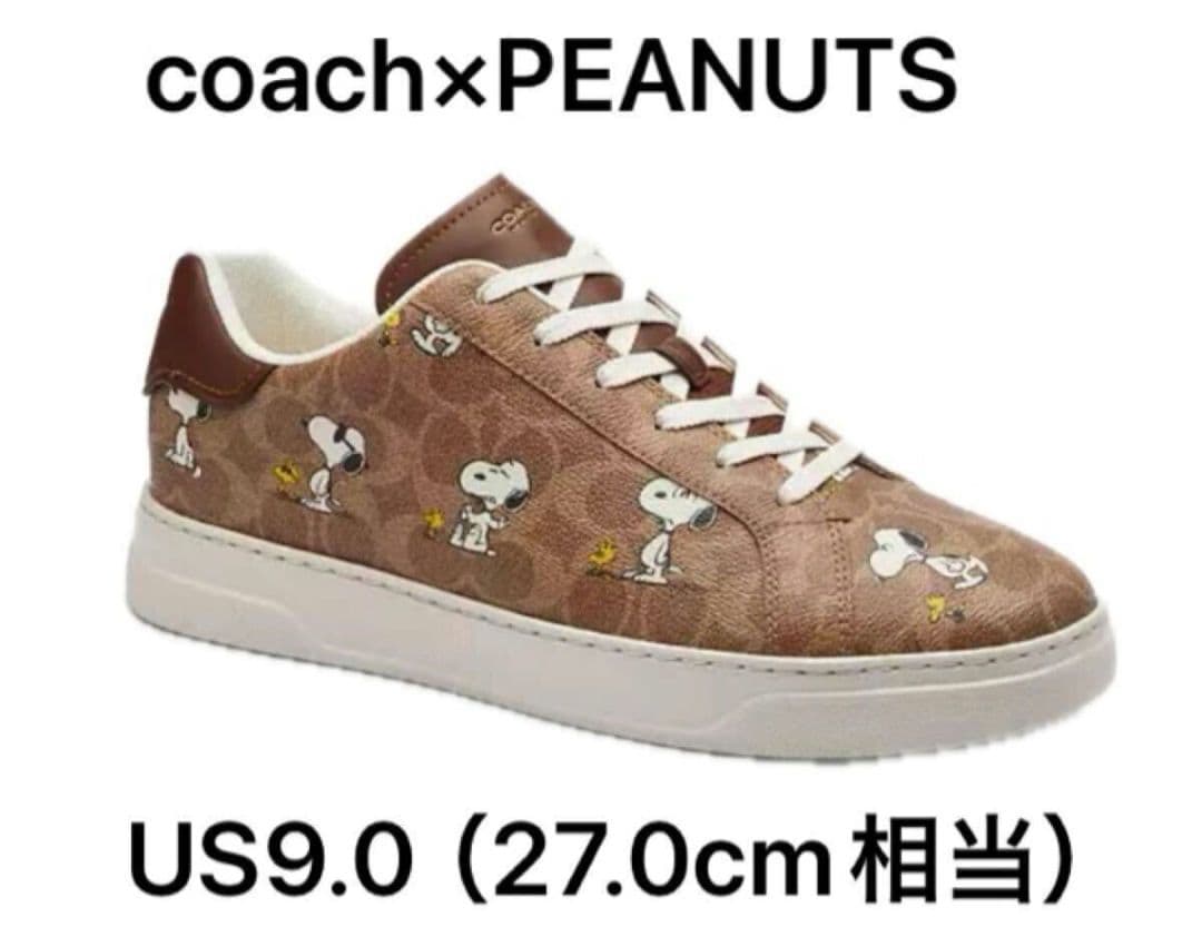 完売品 COACH X PEANUTS US9 27.0cm E 2025新作