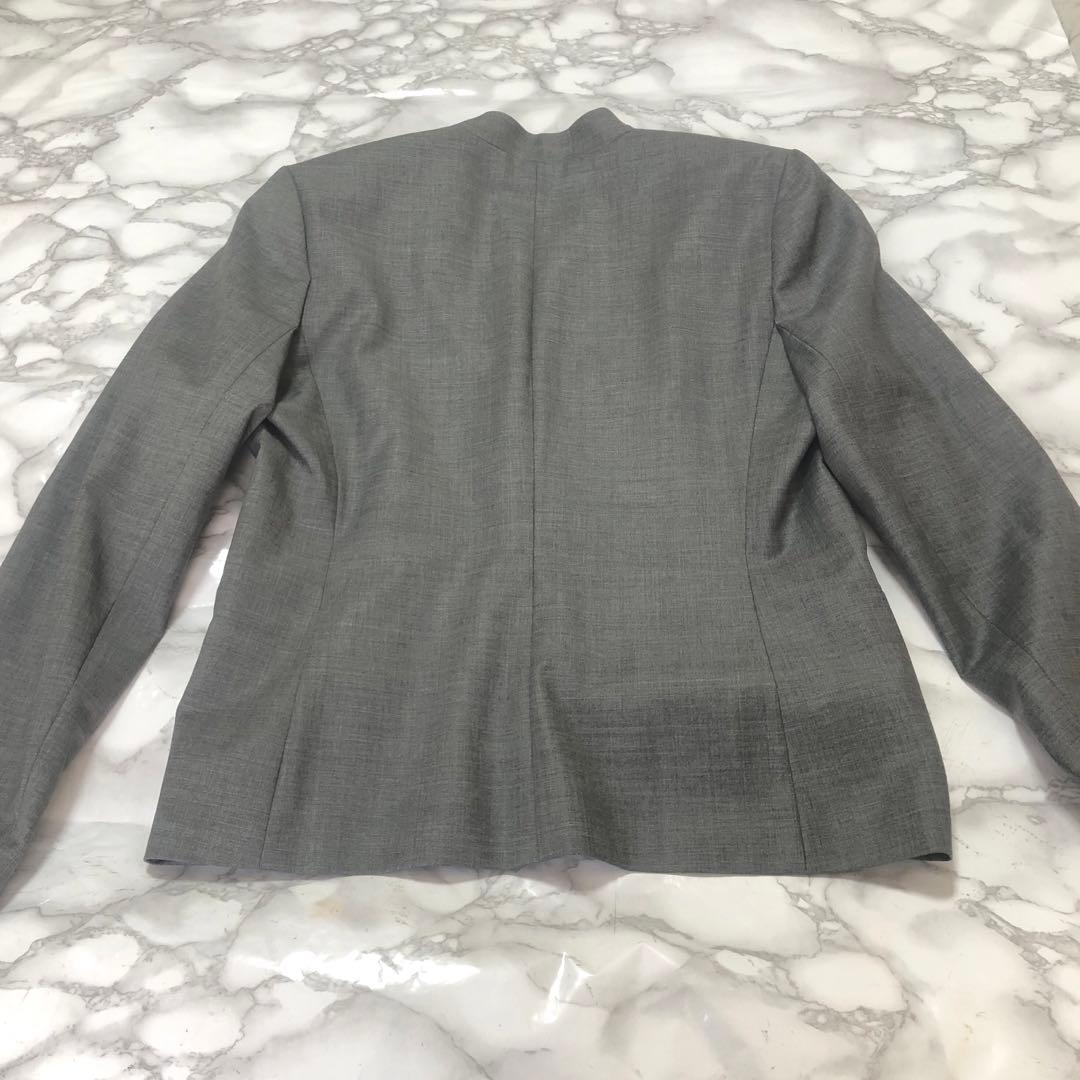 美品✨️ セオリーリュークス スーツ上下 ノーカラージャケット 40サイズ