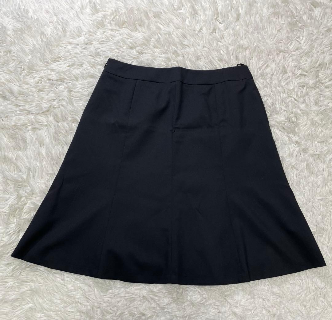 美品 エヌライン パンツスーツ 3点セット 大きいサイズ 17号 ブラック　黒