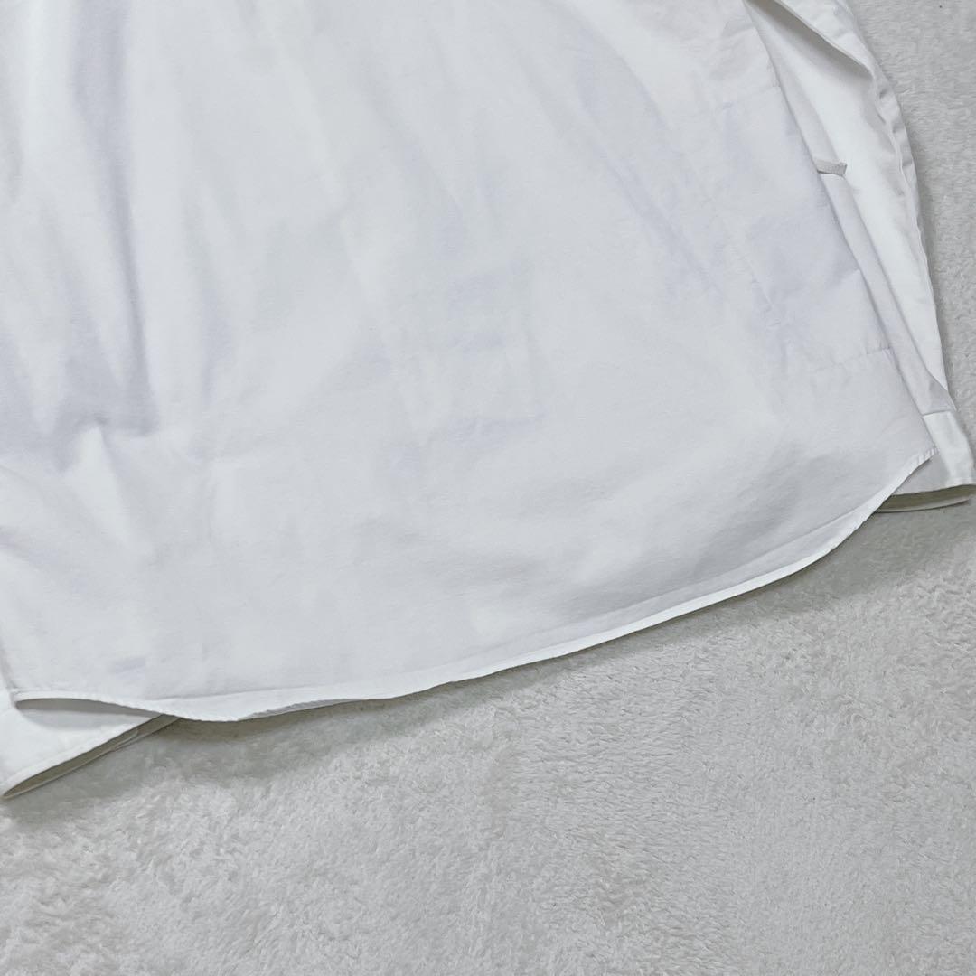 『ユニフォームエクスペリメント』オーバーサイズシャツ ジップポケット プリント