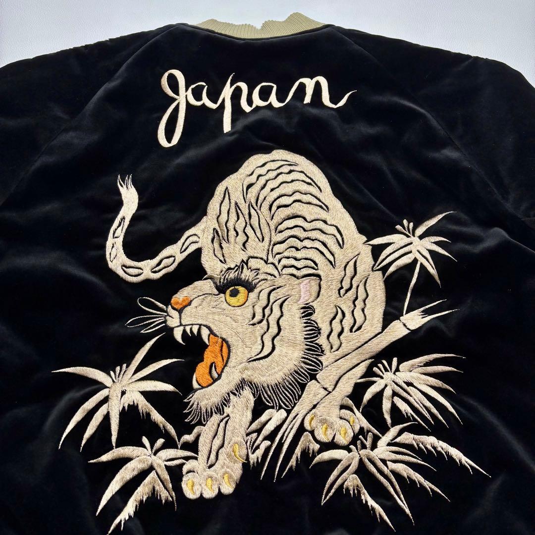 極美品・タグ付き✨ テーラー東洋 別珍 ホワイトタイガー イーグル キルティング