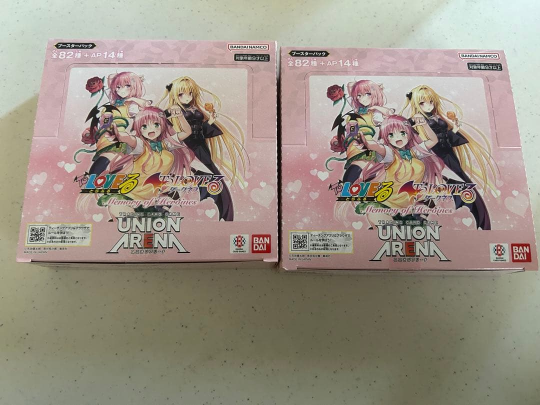 新品未開封テープ付き 2Box 初版　ユニオンアリーナ　ToLOVEる