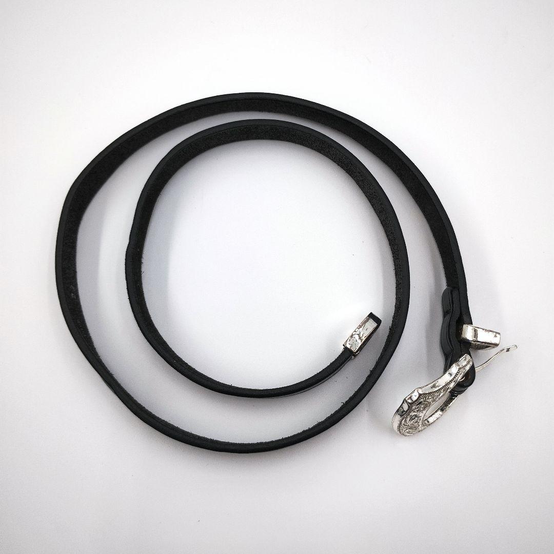 美品✨️32inch トリーレザー　2244　ウエスタンベルト　ナローベルト