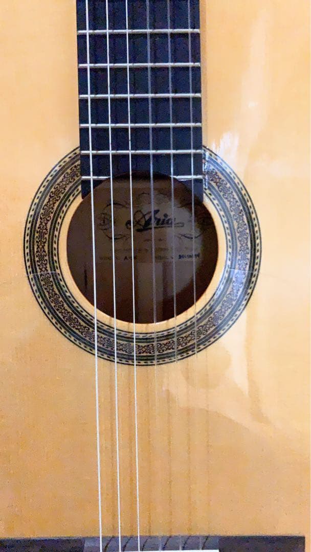 ベ*ー様 ARIA 【ハードケース付】フラメンコ　クラシックギターA50F