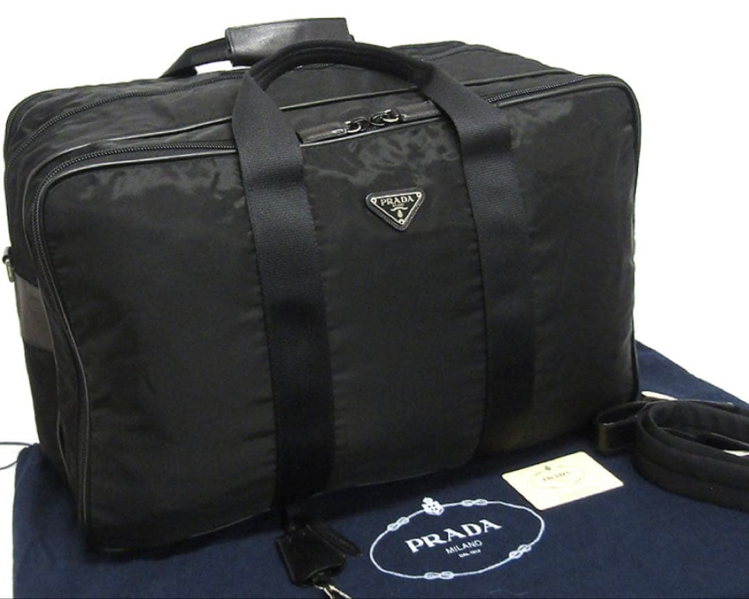 イガリ【美品】PRADA V58 ナイロンボストンバック