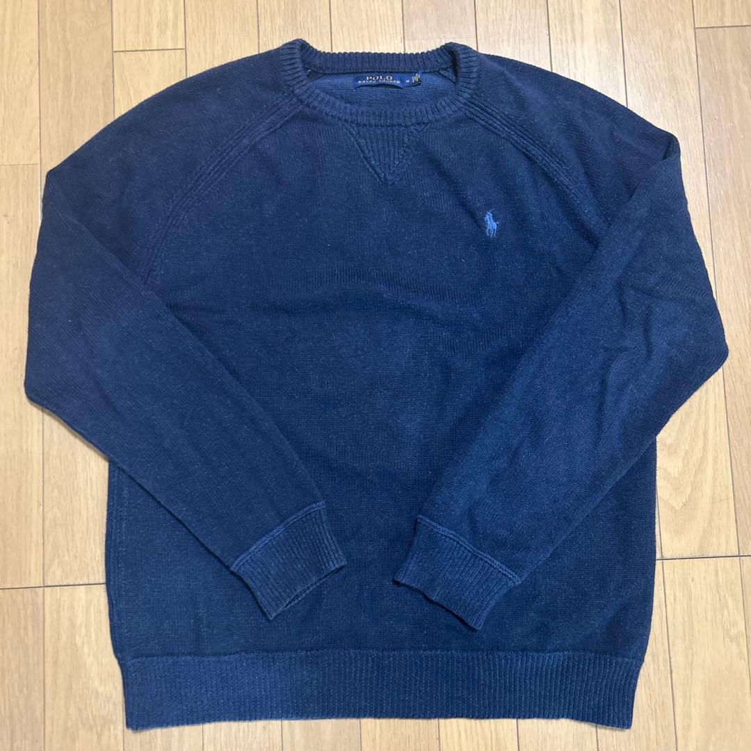ポロ ラルフローレン セーター ネイビー サイズM