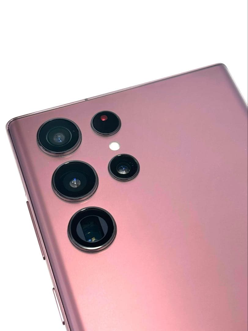 ① 美品　GALAXY S22 UItra バーガンディ　256GB