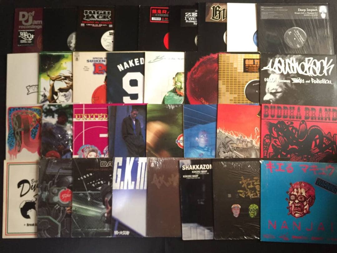日本語RAP Japanese HipHop 12EP33枚セット 大量まとめ