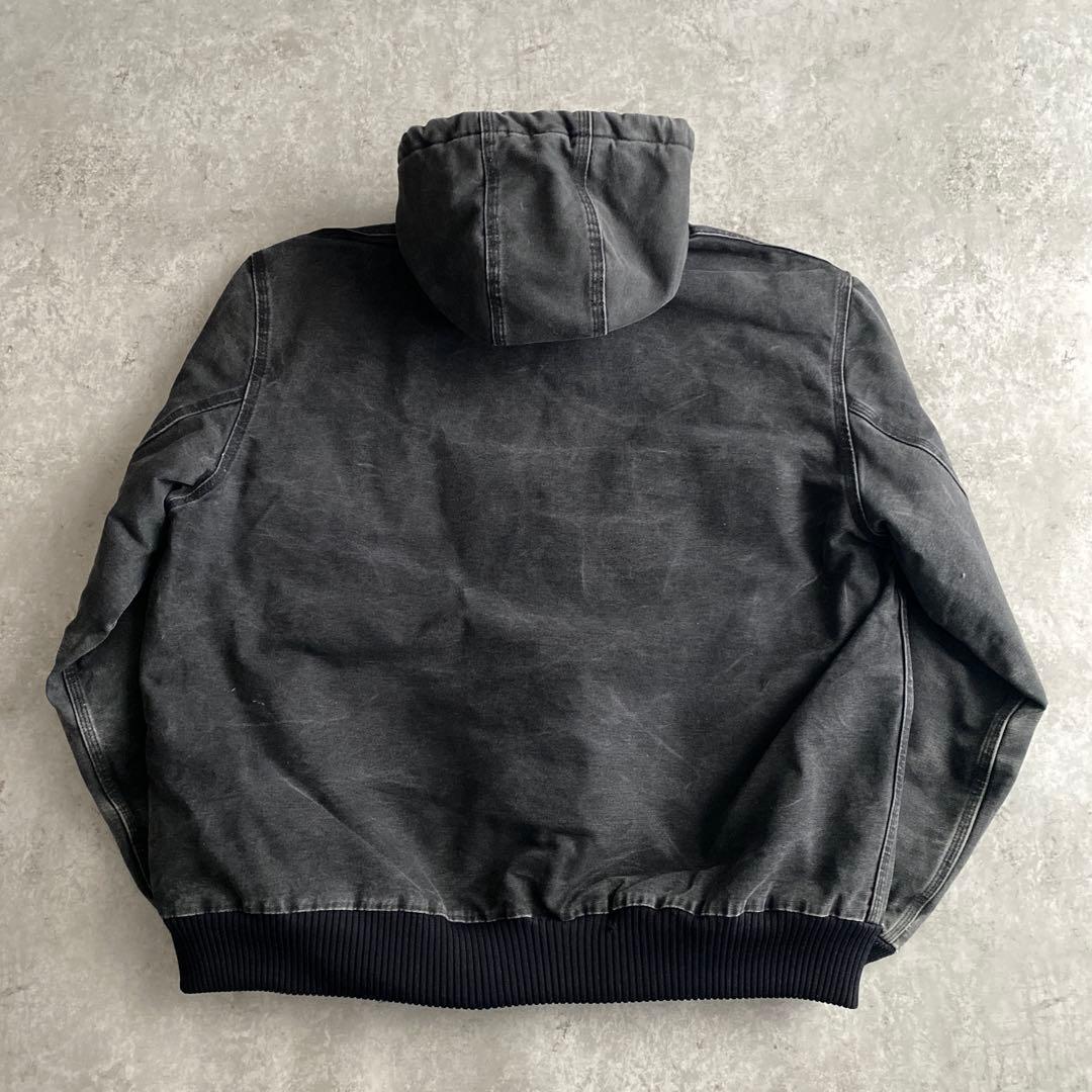GOODフェード カーハート アクティブ ジャケット 黒 ブラック XL