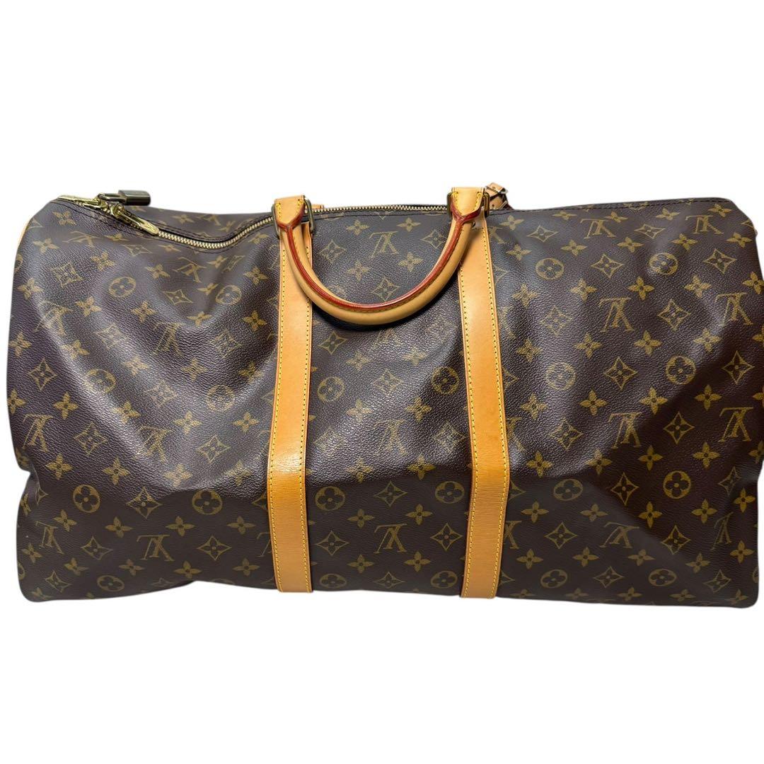 美品 ルイヴィトン モノグラム キーポル バンドリエール55 ボストンバッグ