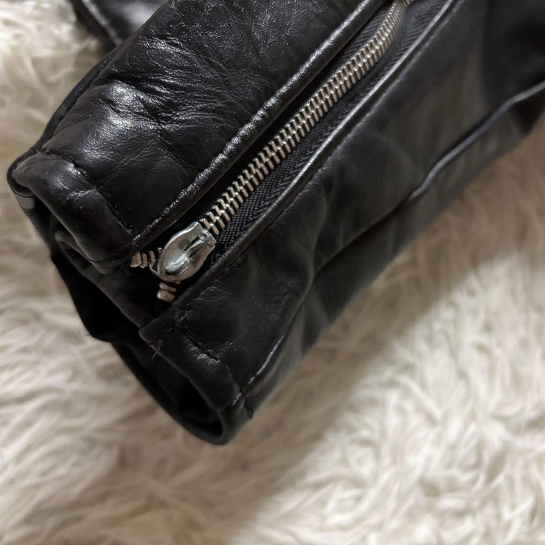 美品✨Schott USA製 ダブルライダース 硬革 38