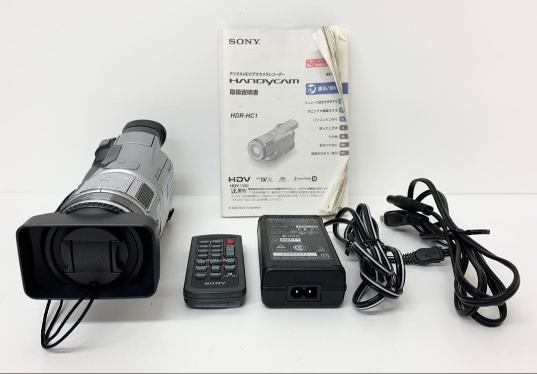 【M77】SONY デジタルビデオカメラ HDR-HC1 通電 簡易動作確認済み