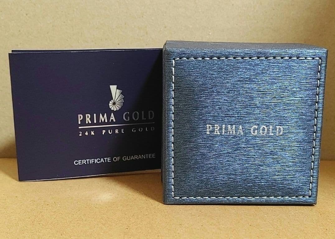 プリマゴールドPRIMA GOLD 純金(24K) クラウンモチーフリング 9号