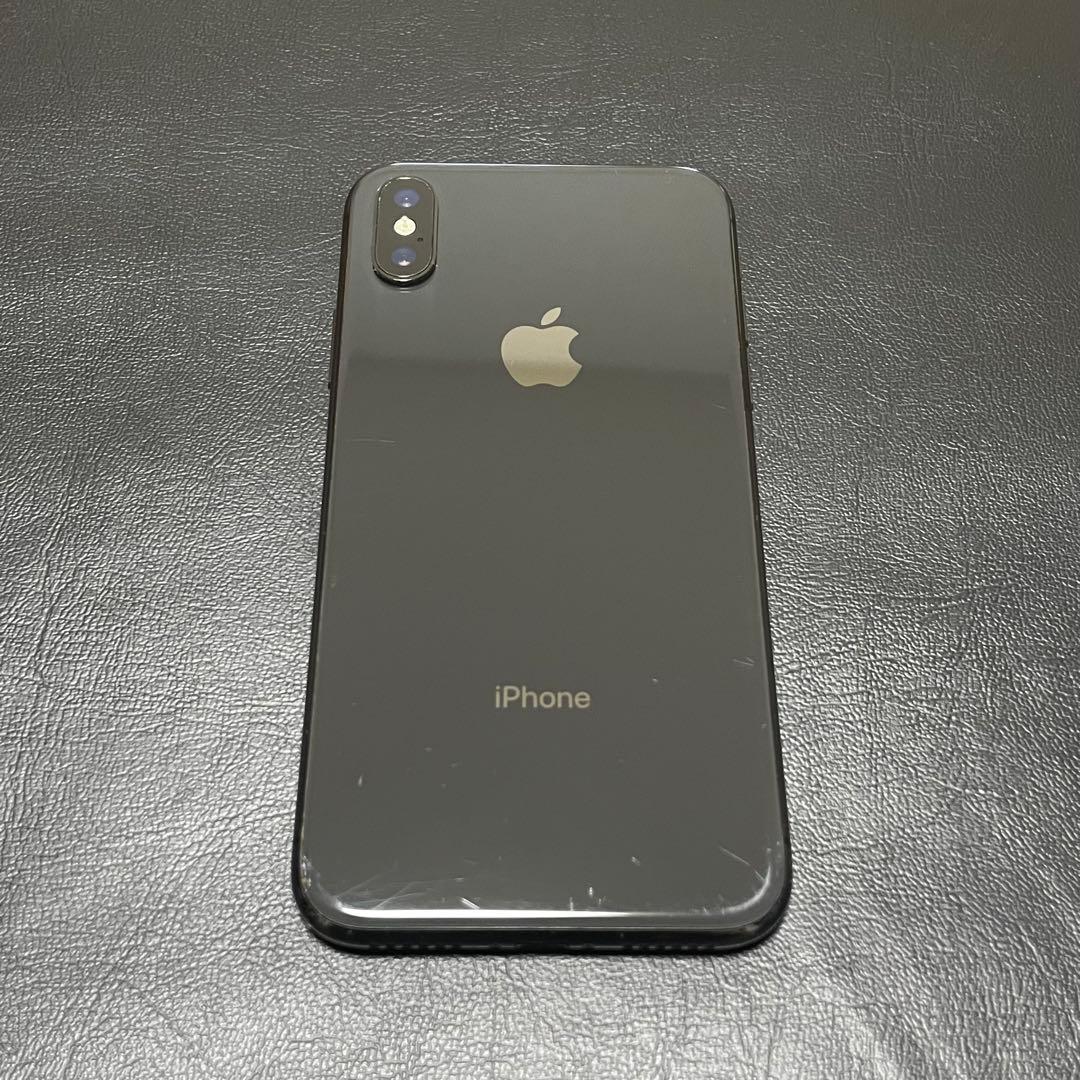 iPhone X 64GBスペースグレイ Face ID使用不可