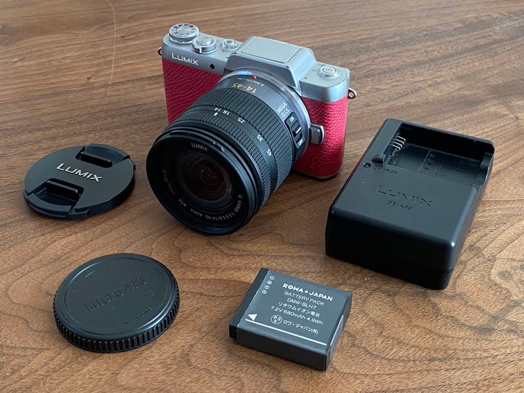 Panasonic LUMIX GF7ミラーレスカメラ 14-42mm 動作品