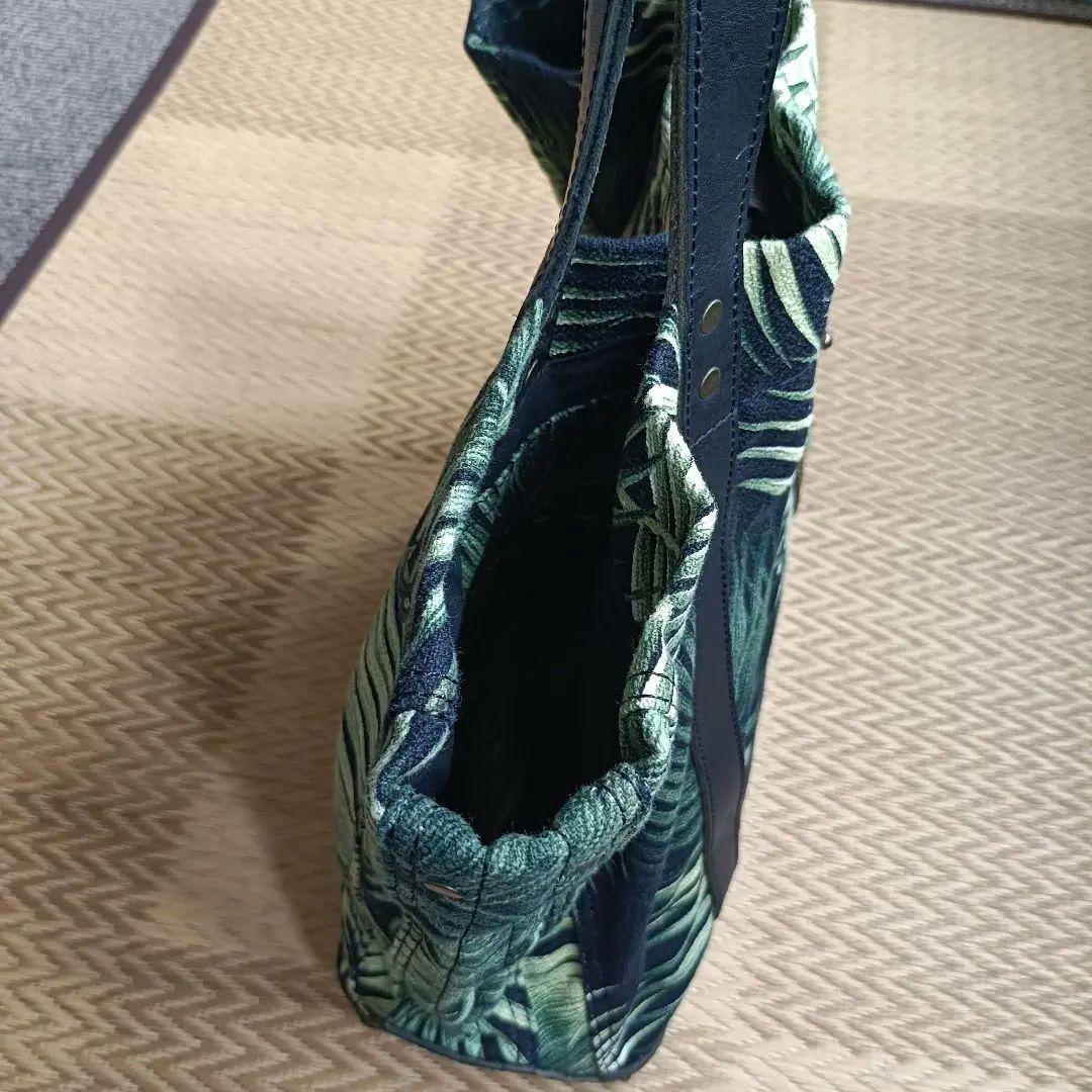 SCHOTT BROS. 本革 レザートートバッグ パームリーフ