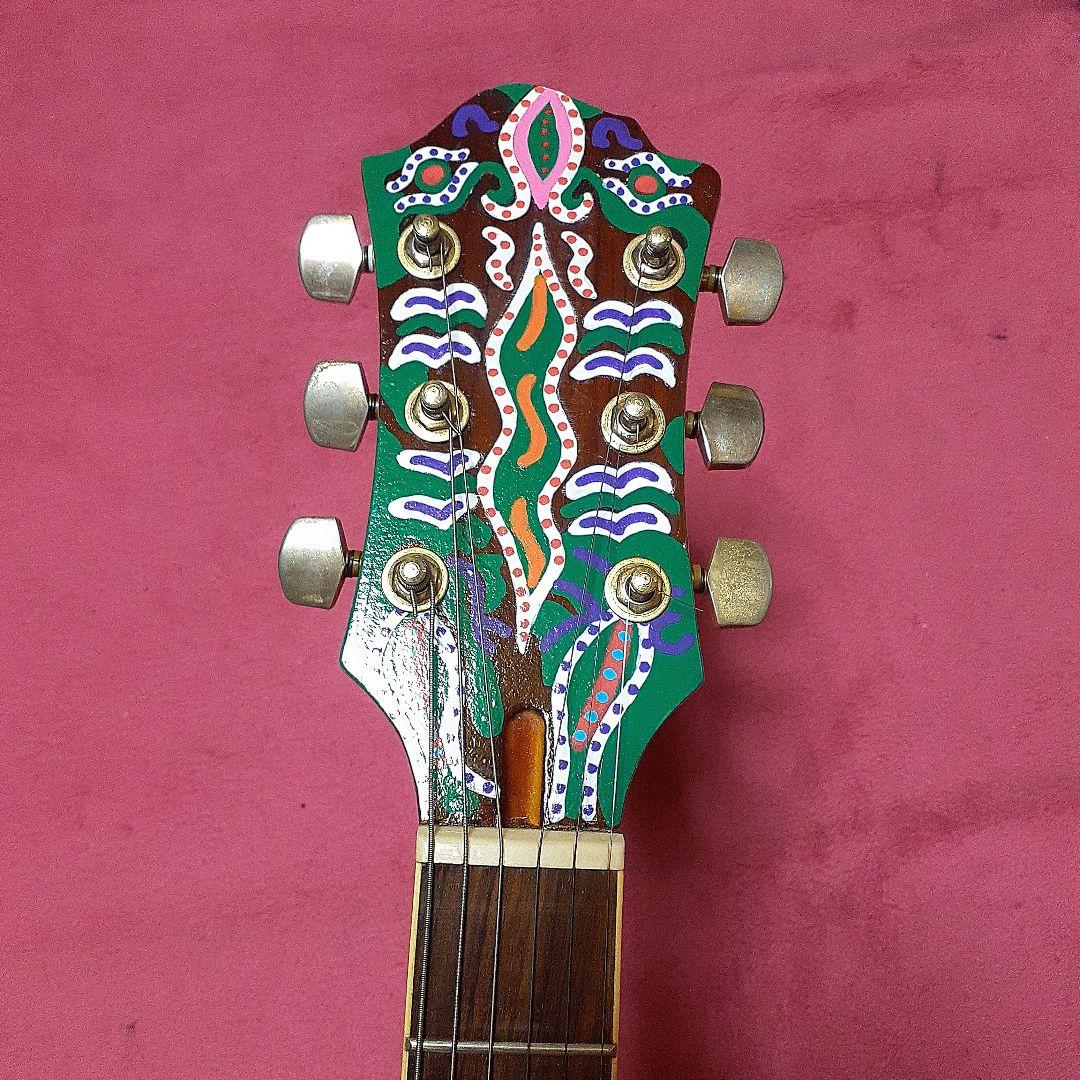【良・美品】サイケペイント・hideモデル。モッキンバードエレキギター。