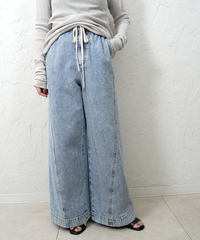 PASSIONE新品✨Curve switching drawst waist