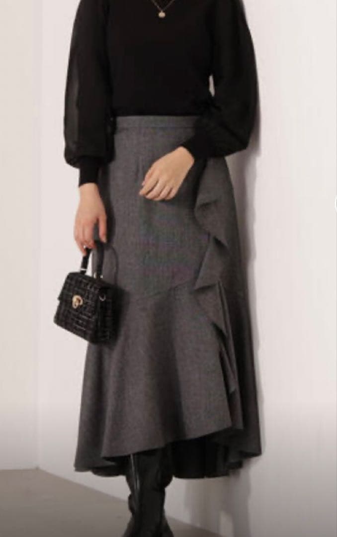 PROPORTION BODY DRESSING ラッフルディティールスカート