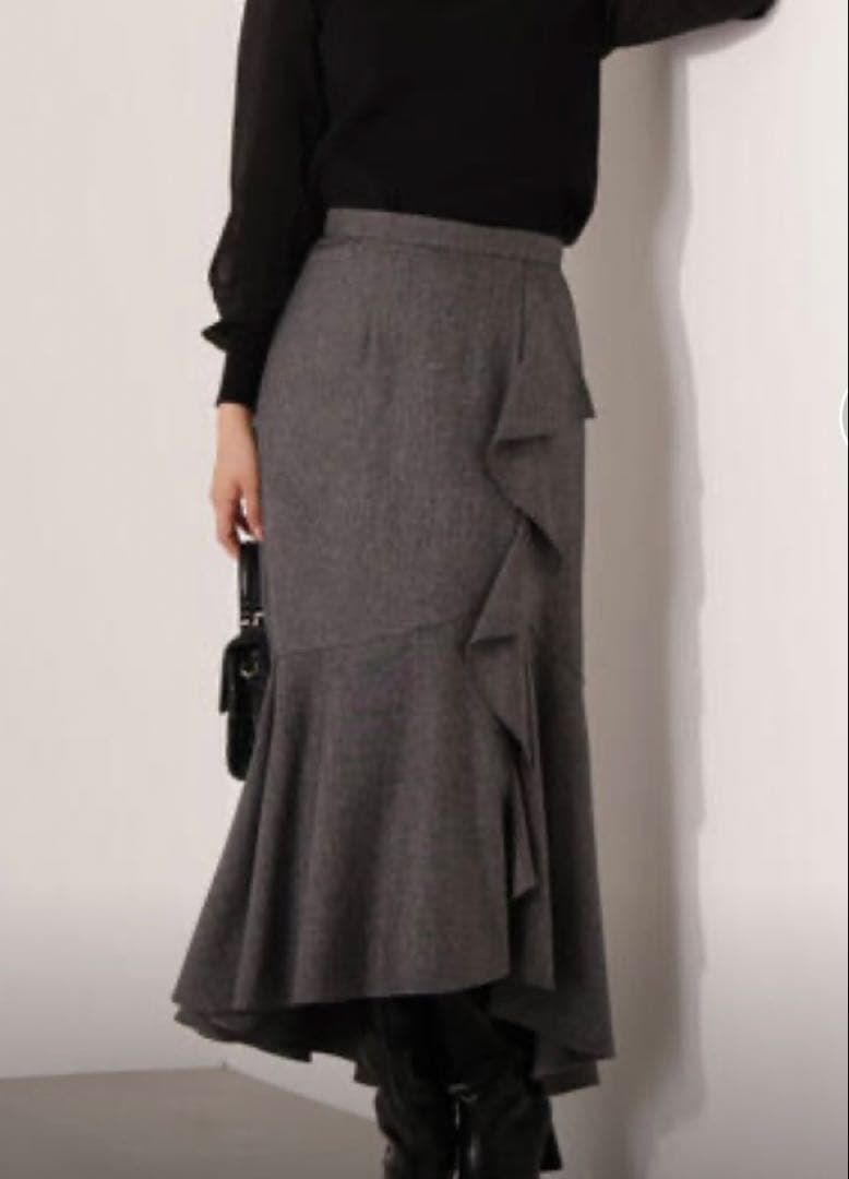 PROPORTION BODY DRESSING ラッフルディティールスカート