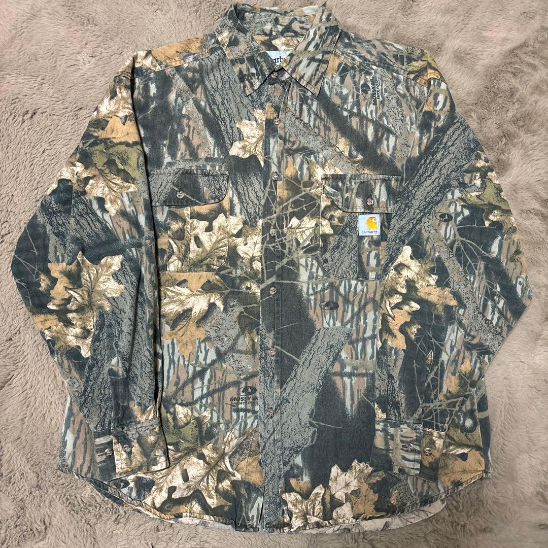 Carhartt 90～00s リアルツリー シャツジャケット 旧タグ