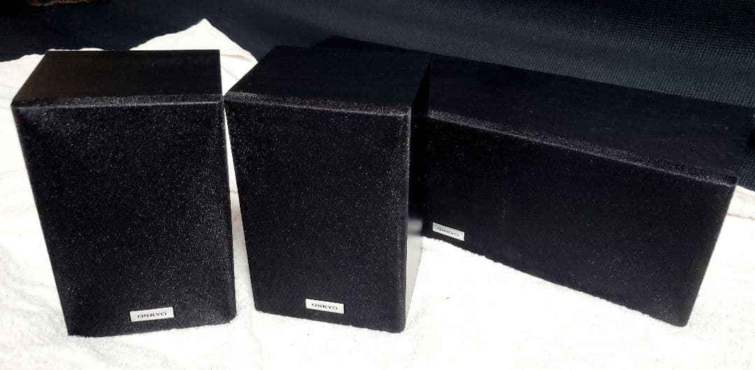 良品 元箱付き ONKYO SKS-4800 ブラック スピーカーセット