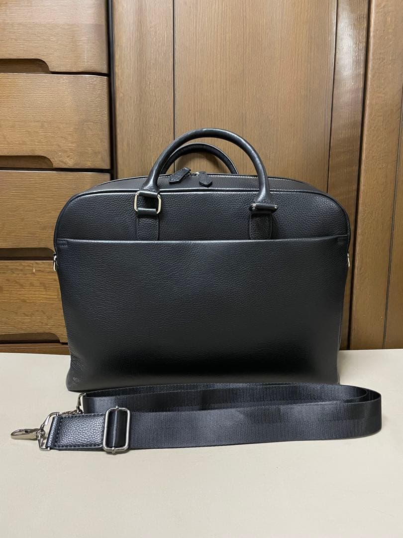 【超美品！！】メンズ 本革 ビジネスバッグ レザー 大容量 MURA