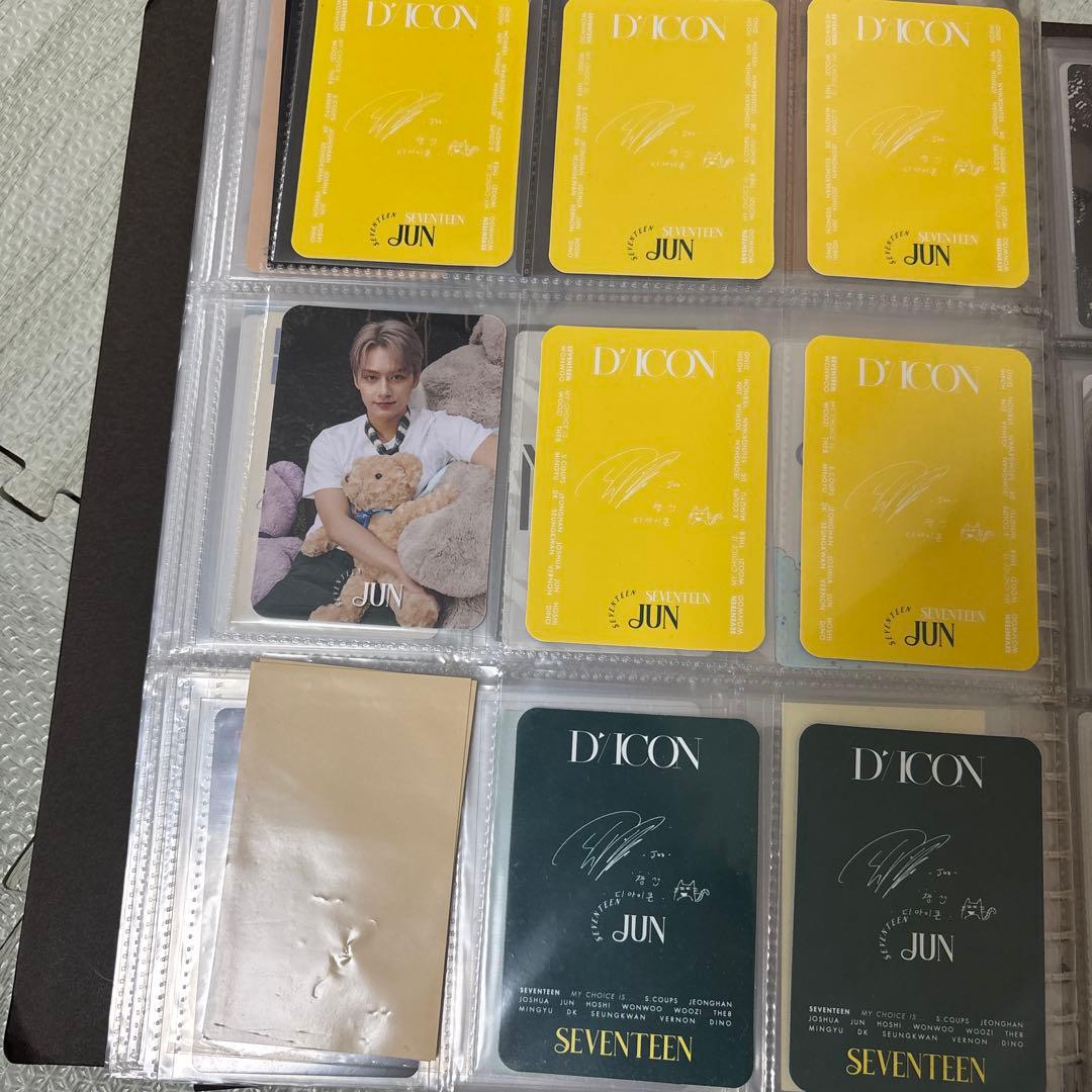 seventeen ジュン　DICON トレカ　コンプ