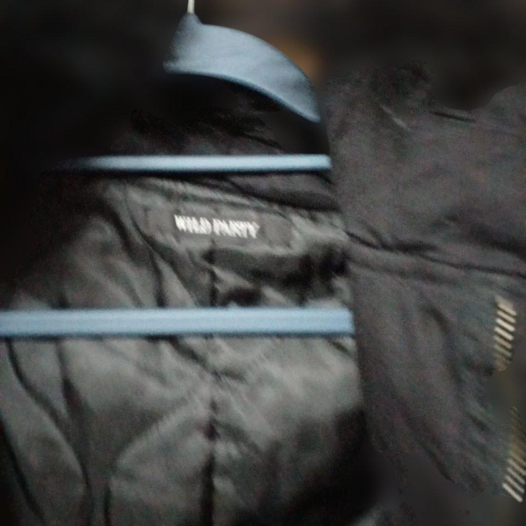 WILD PARTY ブラック モッズコート