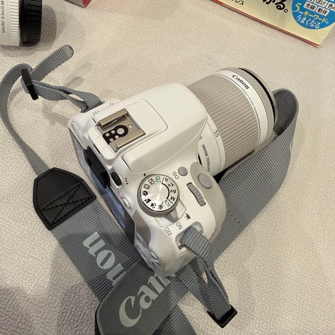 【一眼レフカメラ】CanonEOSKissX7ホワイト 40mm 18-55mm