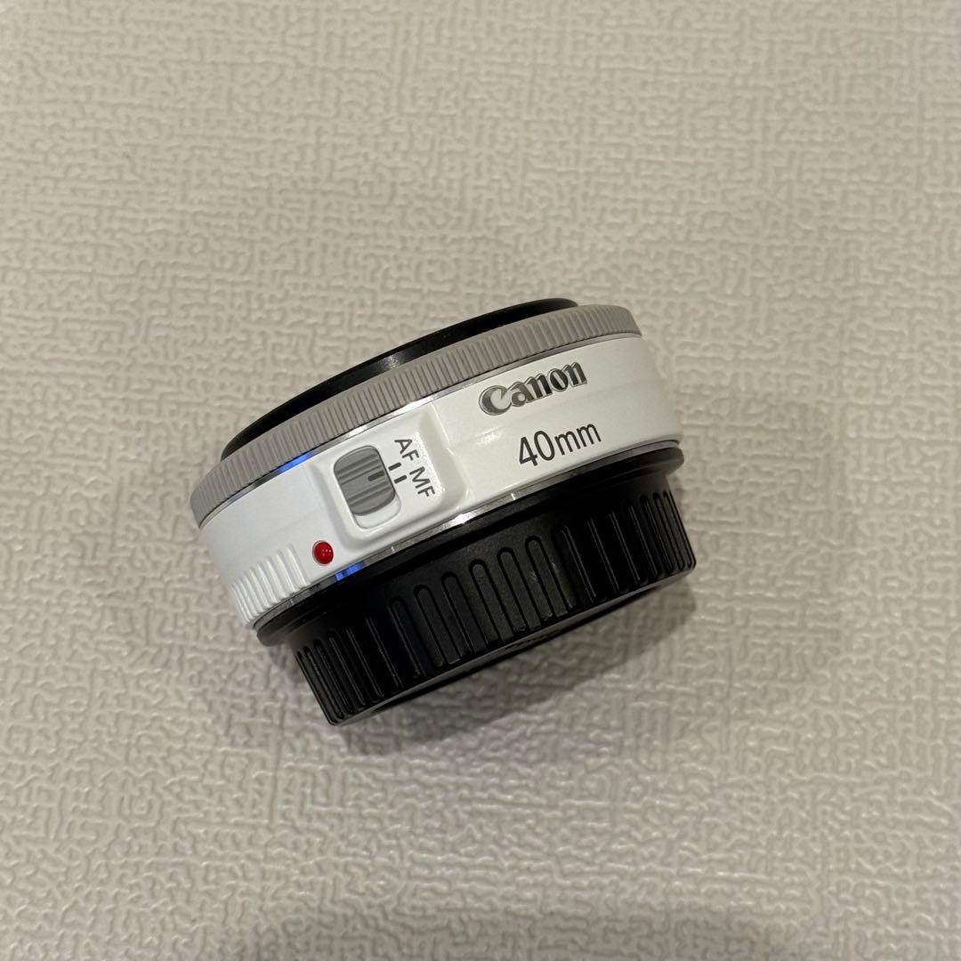 【一眼レフカメラ】CanonEOSKissX7ホワイト 40mm 18-55mm