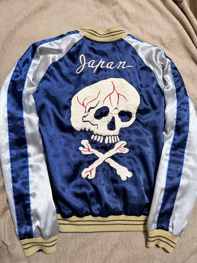 ２面用 テーラー東洋 スカル 龍 日本限定版 スカジャン vintage サテン