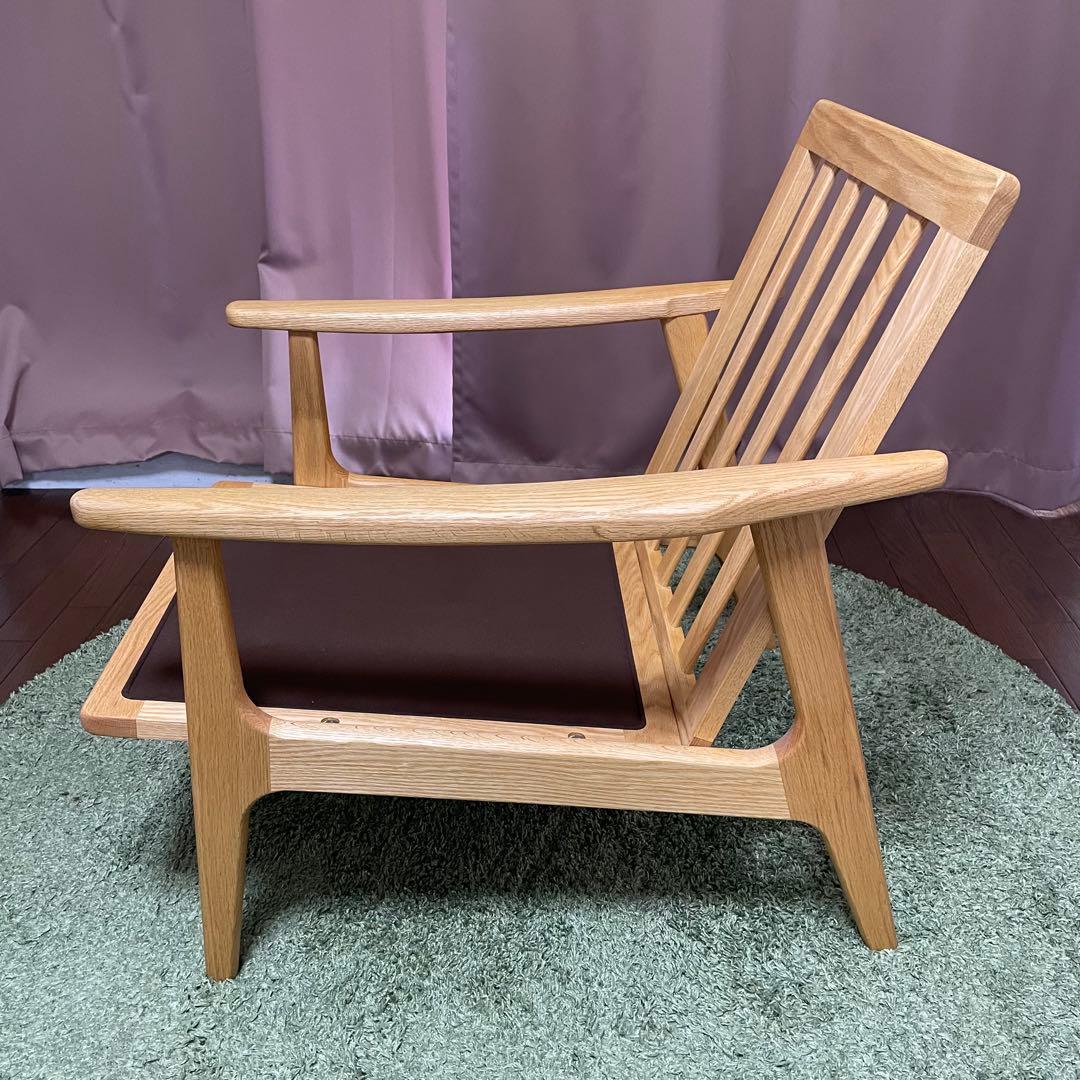 マルニ木工 マルニ60 ハイバックチェア 両肘 フレームのみ オーク材