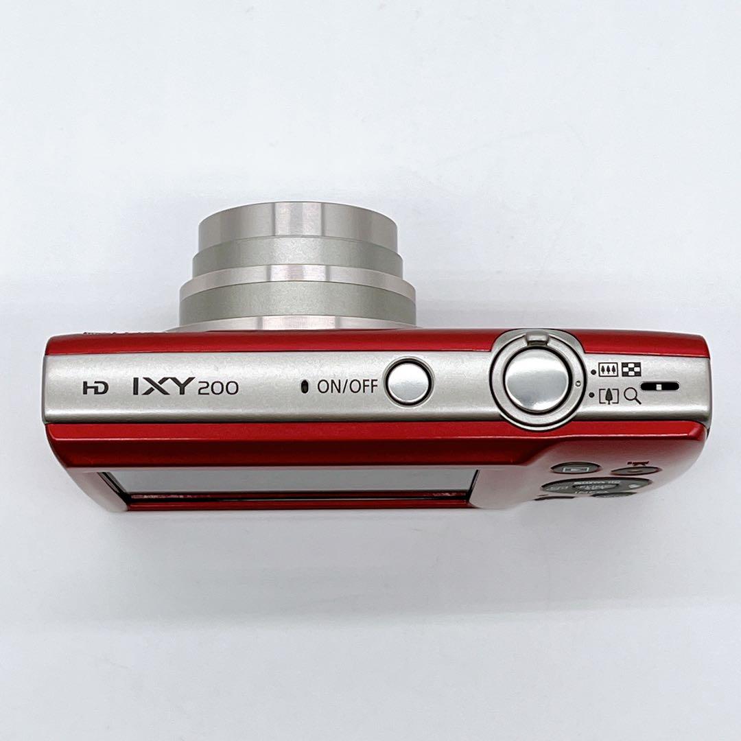 【極美品】Canon IXY 200 レッド オールド コンデジ 充電器セット