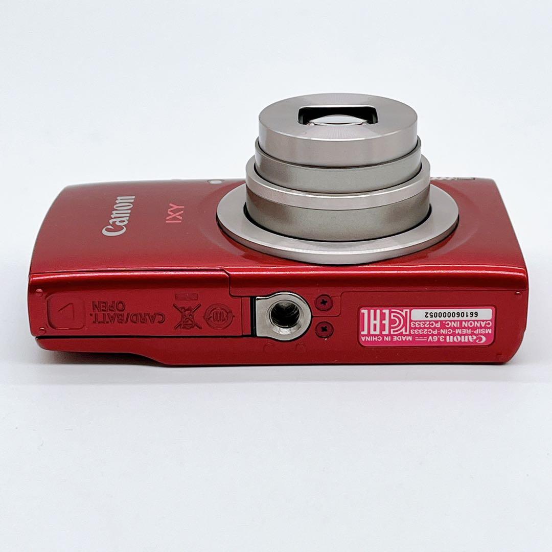【極美品】Canon IXY 200 レッド オールド コンデジ 充電器セット