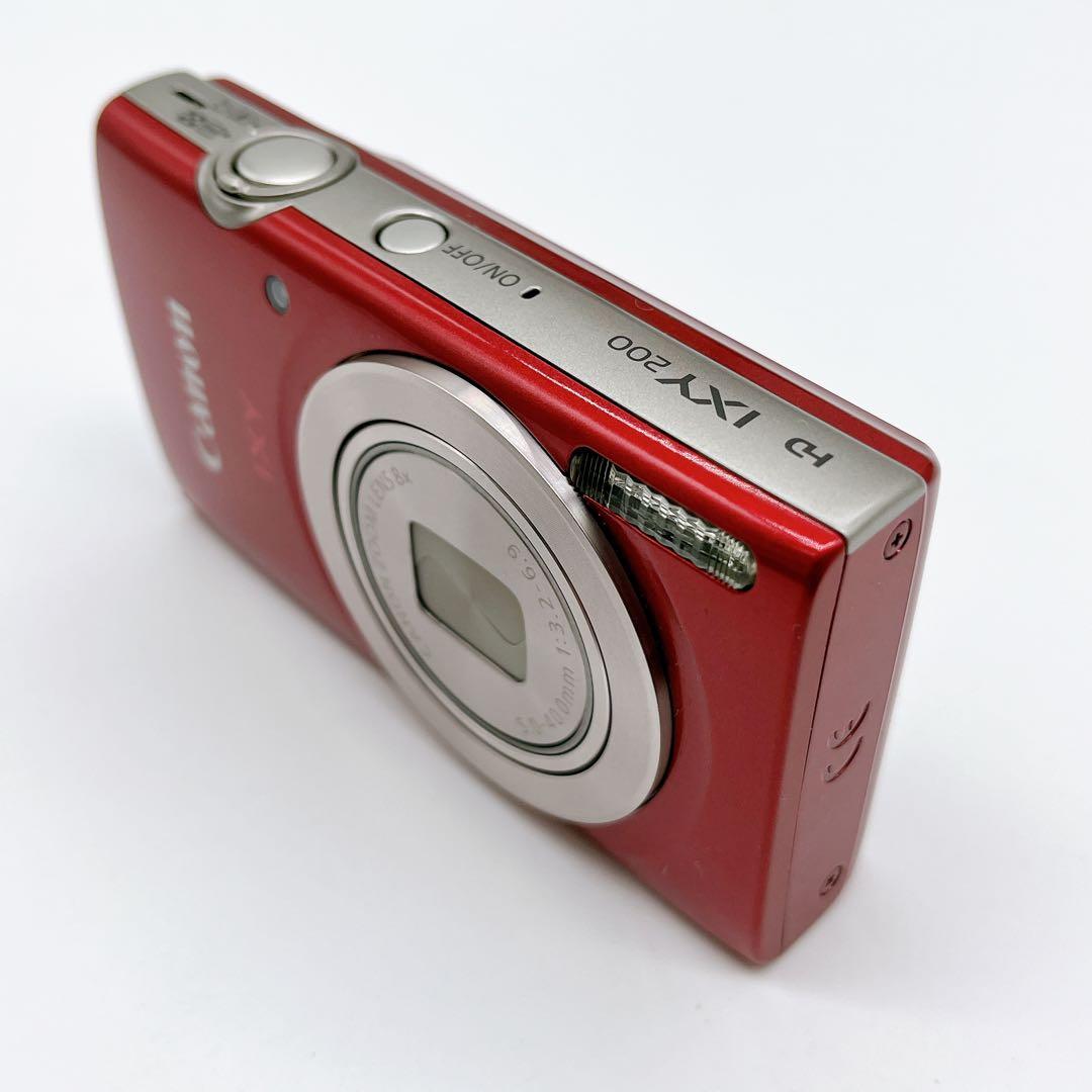 【極美品】Canon IXY 200 レッド オールド コンデジ 充電器セット