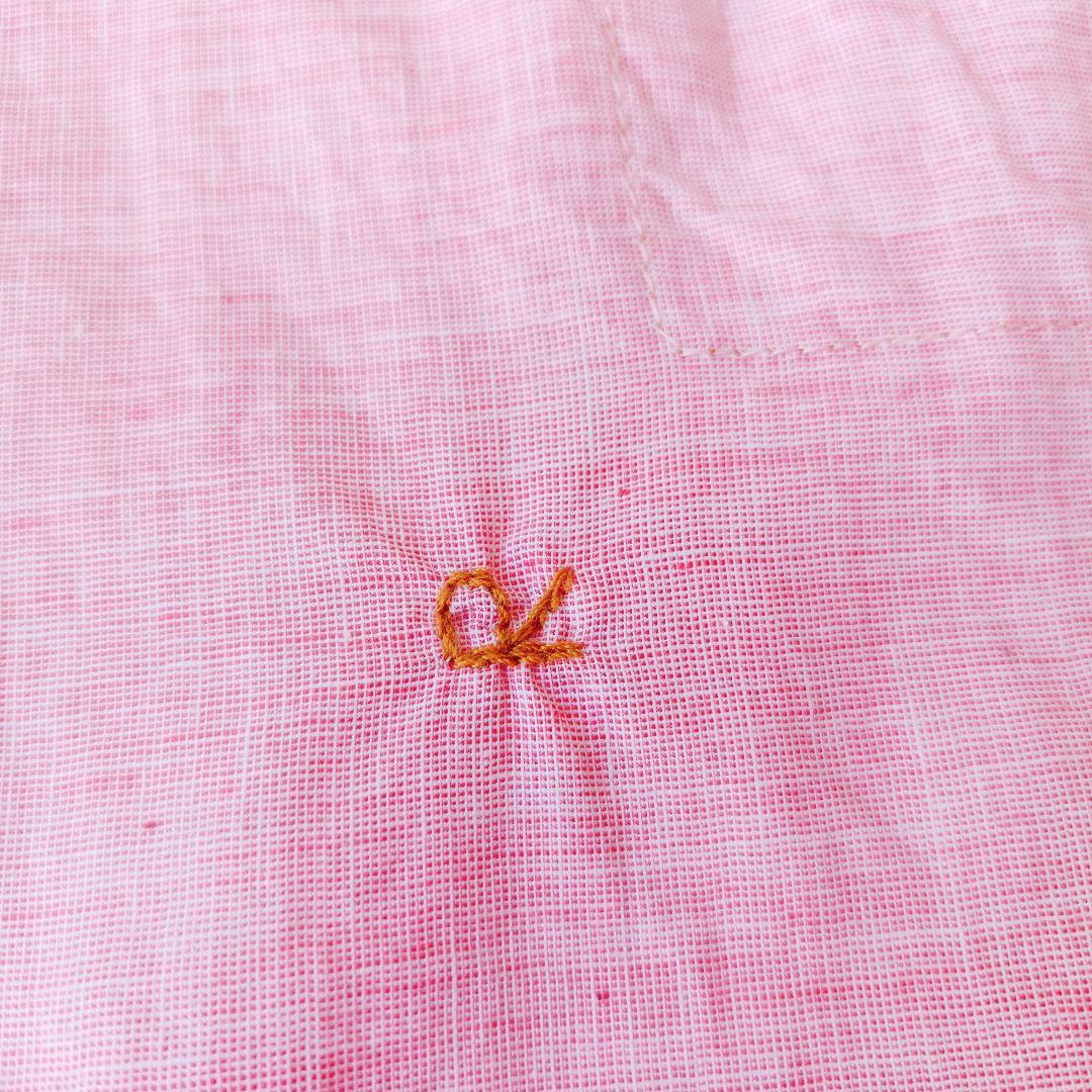 美品❁45R ハケ目の908グランパプルシャツ 45rpm ピンク ユニセックス