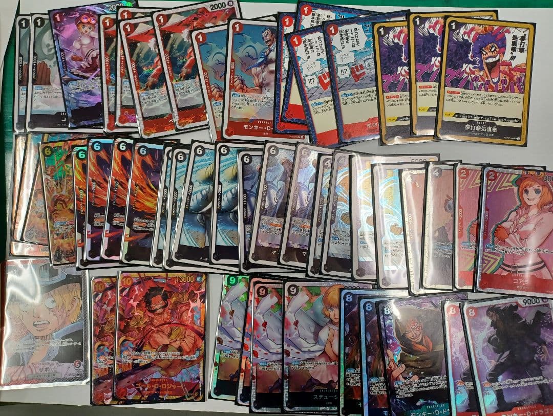 ワンピースカード　赤黒サボデッキ