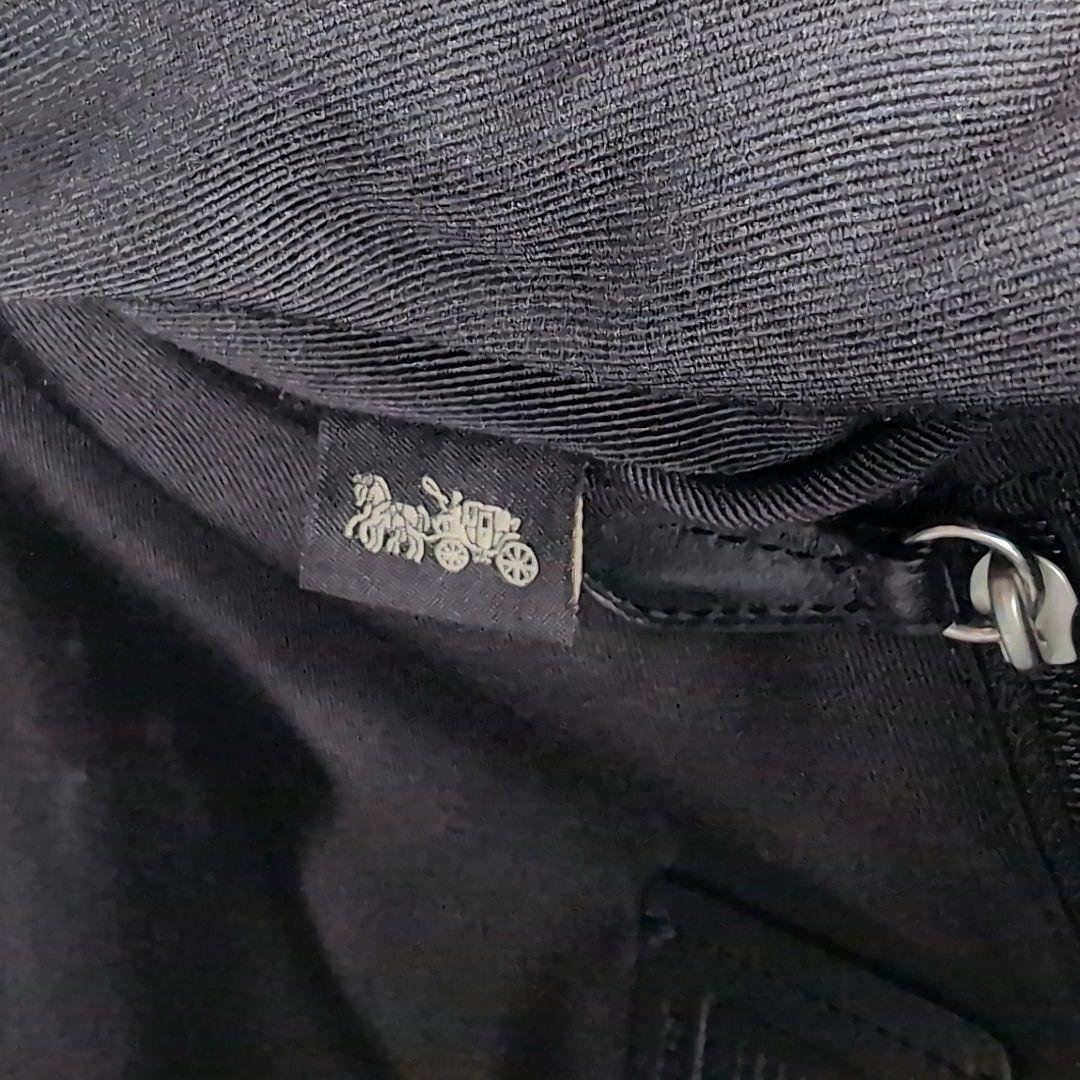 未使用級✨️ コーチ リュック 58314 シグネチャー PVC レザー 黒