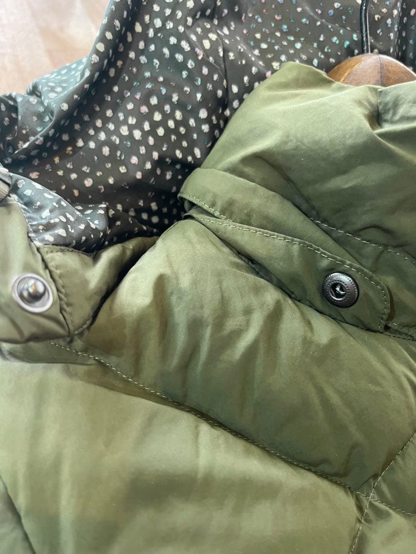 美品 2016ノースフェイス　ダウンコート レディース カーキ