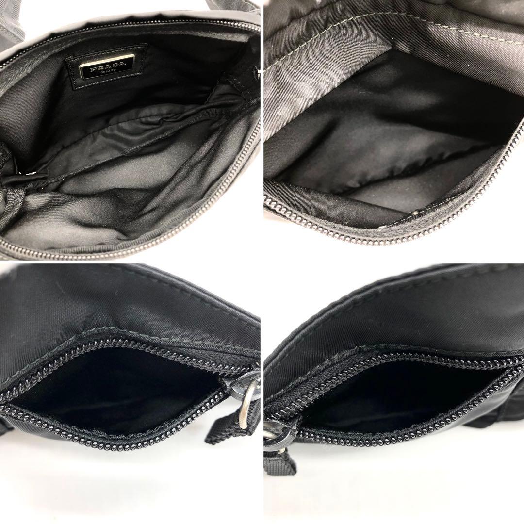 ✨極美品・ギャランティ付✨プラダ ウエストバッグ 三角ロゴ ナイロン V210